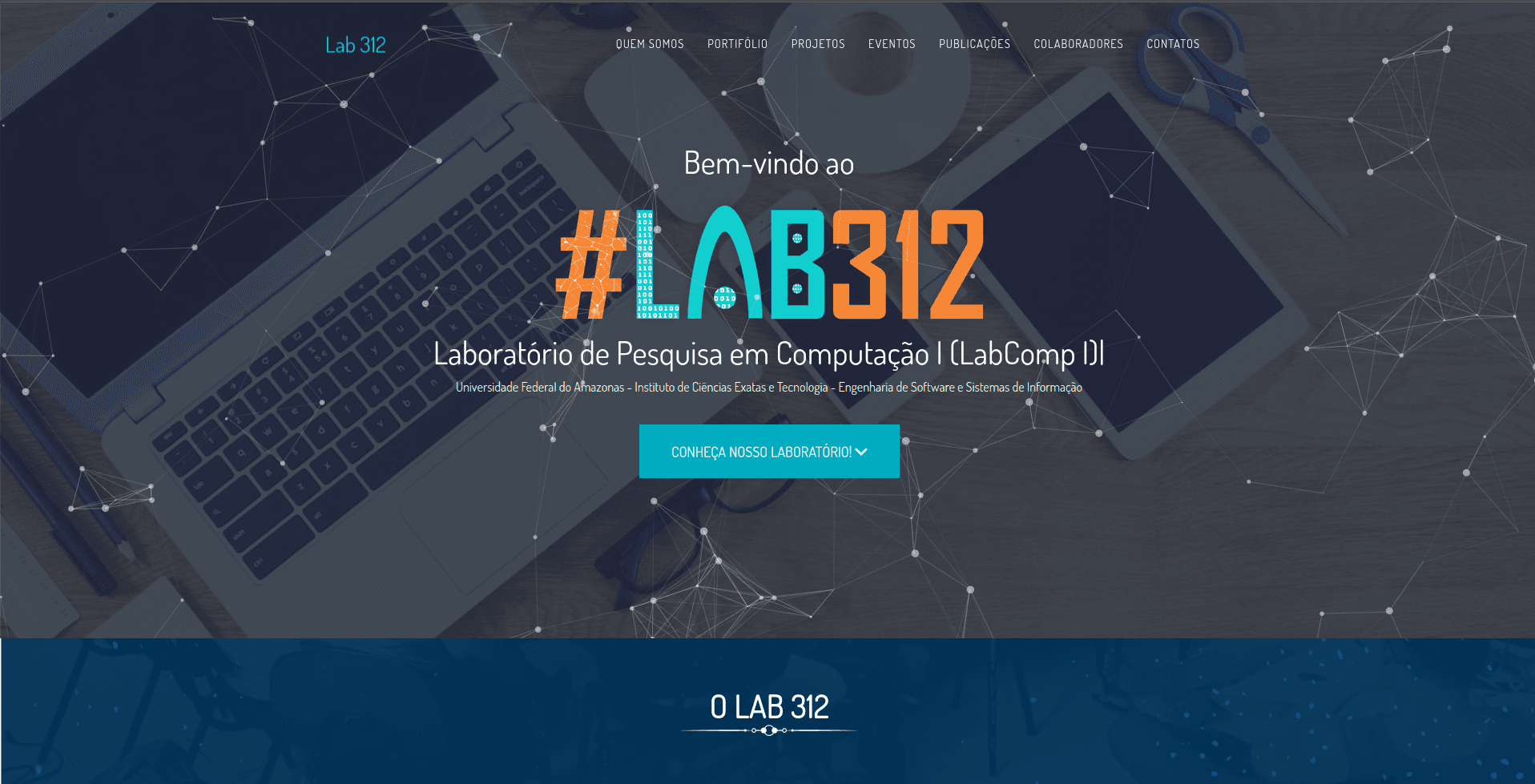 Imagem do projeto Site de Laboratório da Universidade