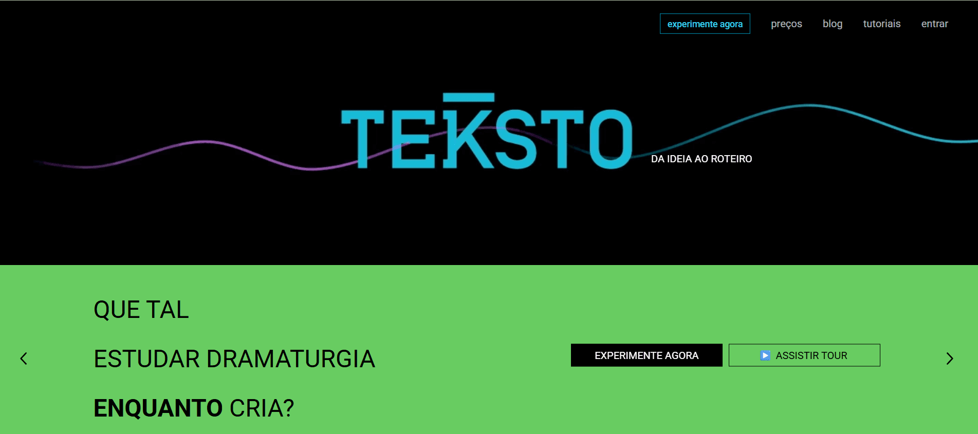 Imagem do projeto Plataforma SaaS para Roteiristas