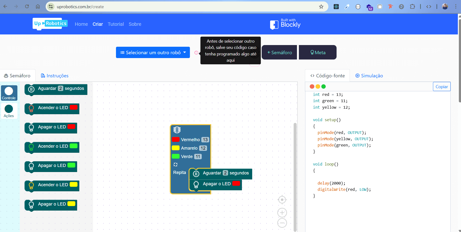 Imagem do projeto UpRobotics